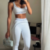 Conjunto Blanco Top y Pantalon